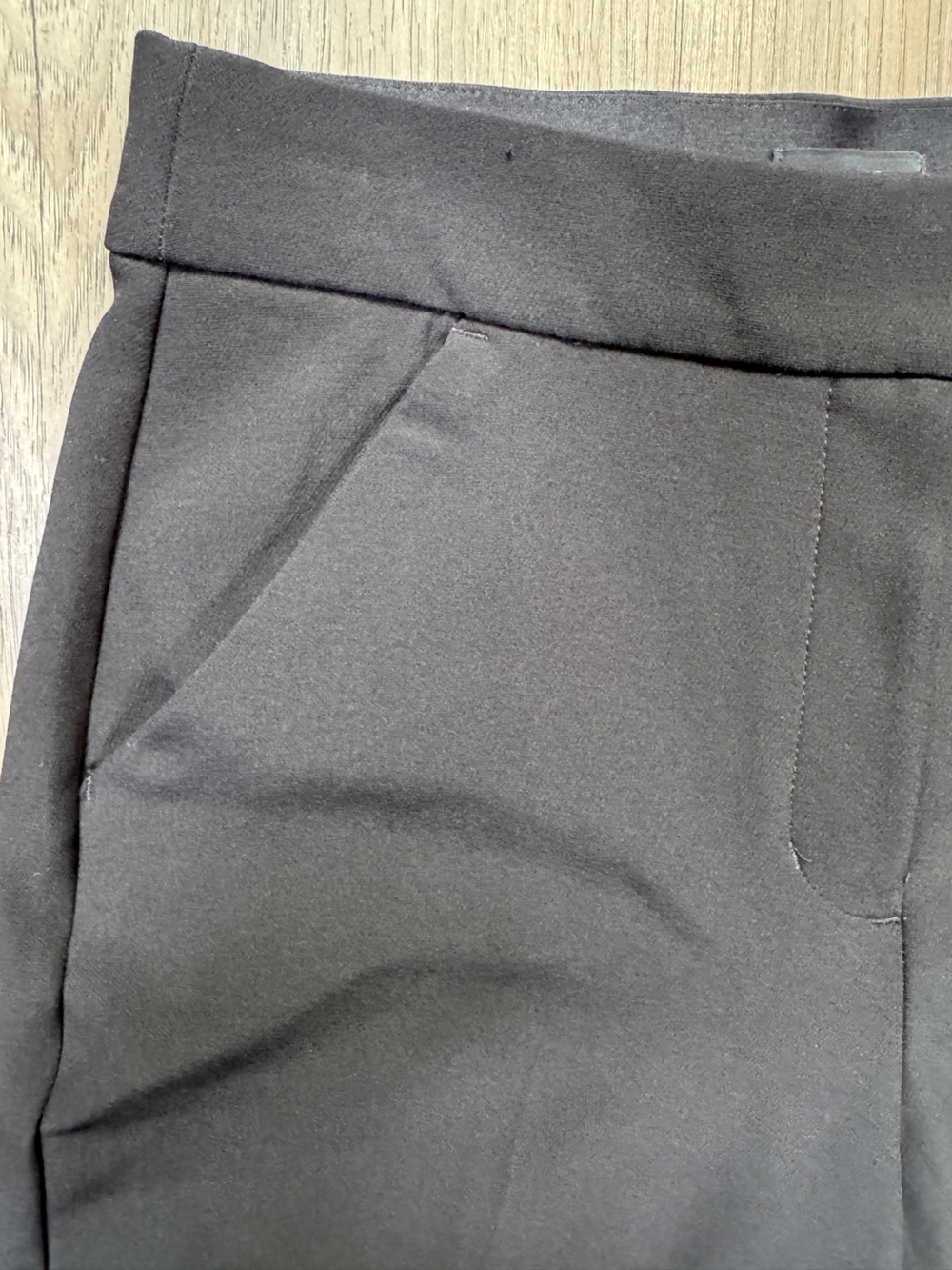 Express Editor High Rise Flare Trouser Black 2 Long - Picture 9 of 15